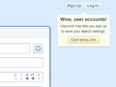 Cool Story, Bro button tooltip