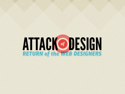 Attack Of Design blog design logo retro