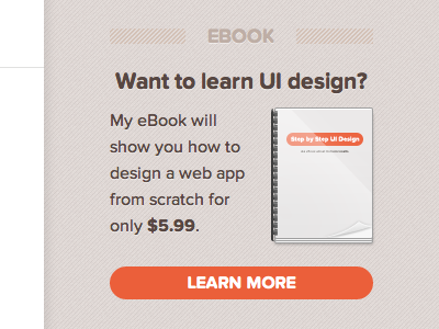 Learn UI Design (+ Sketch 2 review) button ebook icon pattern proxima nova soft