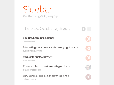 Say hello to Sidebar! awesome chaparral freight sans pro sidebar