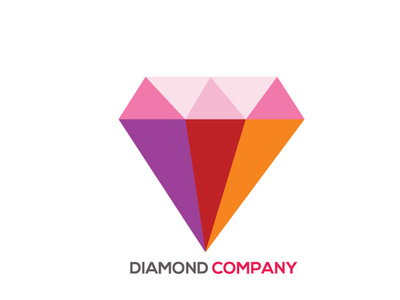 Diamond Logo company daimond logo design logo logo design logo design concept vector