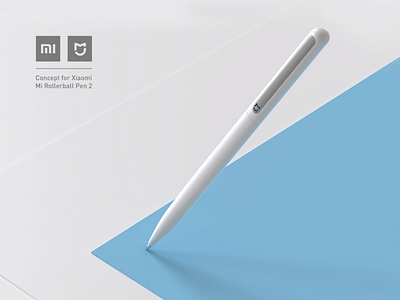 Concept for Xiaomi Mi Rollerball Pen 2 concept design industrial design rollerball pen xiaomi