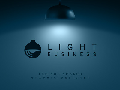 Letter O Lamp Logo for sale