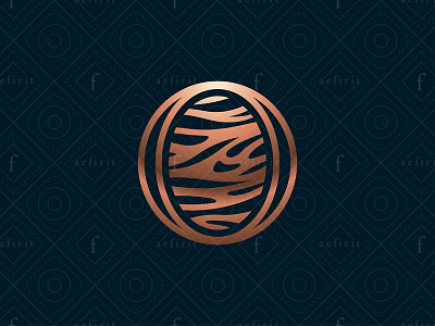 Copper Ocean Logo blacksmith boutique bronze capital copper crafts goldsmith hotel initial letter logo logo for sale metal o ocean real estate restaurant sea water wave