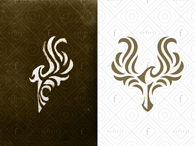 Royal Eagle Logo - Comparison after bird brand branding castle drawing eagle emblem heraldry king logo ornaments phenix phoenix process real estate realty royal sketch