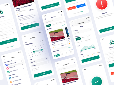 Football Field Rent App by Aryo Romadhon on Dribbble