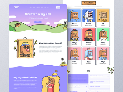 Headboxsquad NFT Landing Page [Live🔥]