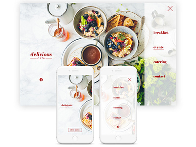 delicious UI /UX web design design digital responsive design responsive web design ui ux web web design