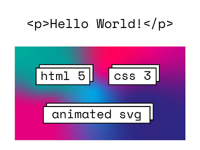 hello from code code design digital gradient graphic design svg ui vector web