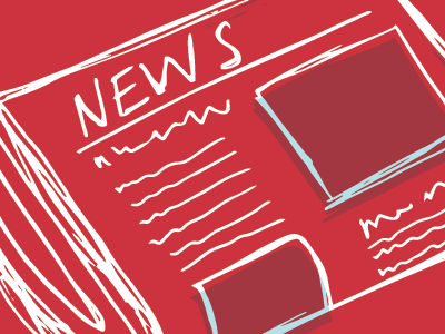 //6 6 daily illustration news newspaper wip