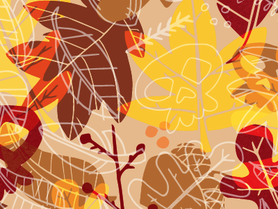 //8 8 fall illustration leaves skull texture