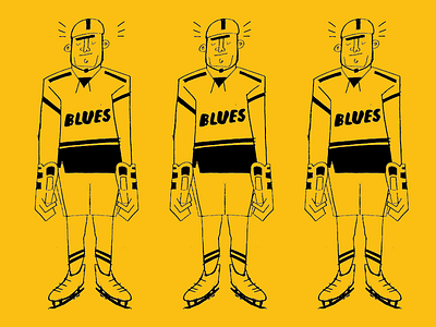//1 3 1 bluse hand drawn hockey illustration lettering nhl saint louis sports st. louis stl texture
