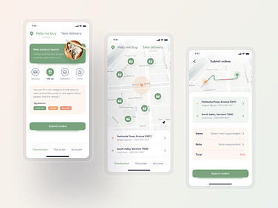 Distribution app-process by Ian for Awsmd on Dribbble