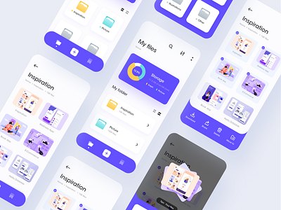 File management app by Ian on Dribbble