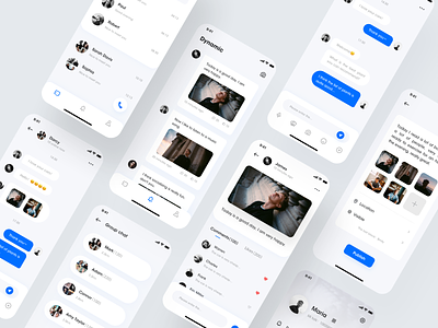 Chat app-redesign animation app branding chat chat app chat bot chatbot chatting design icon logo typography ui ux vector