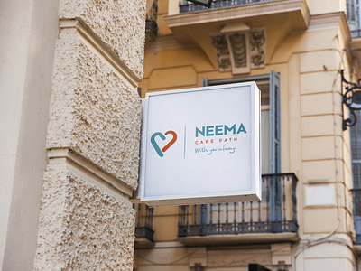 Neema care path sign mockup