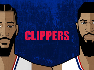 NBA CLIPPERS clippers illustration kawhi leonard nba