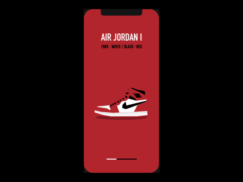 AIR JORDAN air jordan animation app nike sneaker uidesign