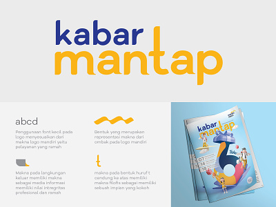 Logo Design Kabar Mantap desain digital imaging logo magazine