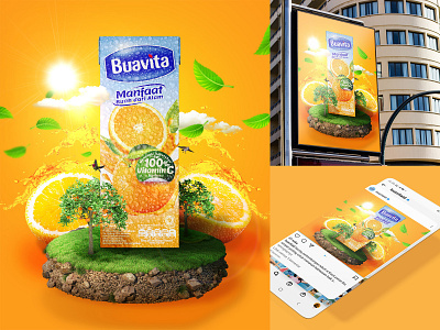 Buavita brand advertising design branding desain design digital imaging ilustration
