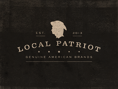 Local Patriot america american clothing craft genuine identity local logo logotype nostalgic patriot rustic