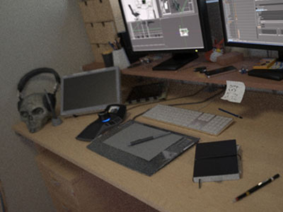 Office Dribbble2 3d c4d cg cinema 4d