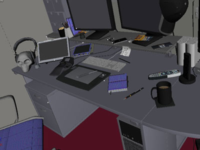 Office Dribbble3 3d c4d cinema4d