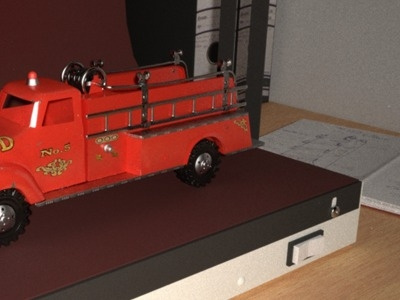 Flashlighttruck 3d c4d cg cinema4d