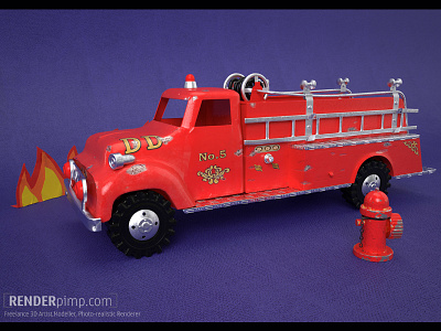 Firetruck Tonka toy 2016 