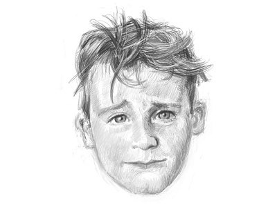 Eli pencil portrait sketch wacom