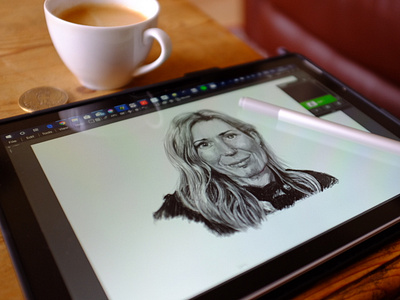 Portrait sketch - surface pro