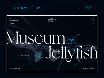 Redesign concept of Kyiv oceanarium first screen