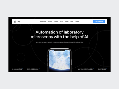 Laboratory microscopy automation startup app branding design graphic design illustration logo typography ui ux vector