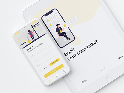 SLR Ticketing app adobexd app booking casestudy concept design illustration ios minimal mobile ticketing ui ux xd