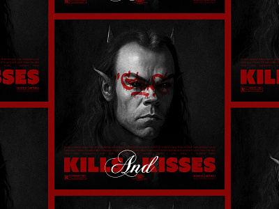 KILLS AND KISSES - Album Cover Design album art album cover cover art cover design design graphic design music typography