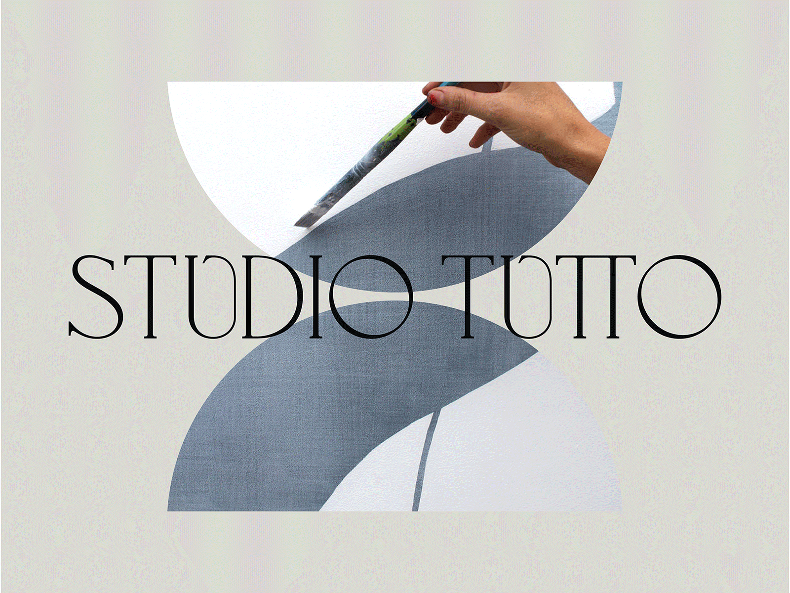 Brand System for Studio Tutto art brand branding branding and identity contemporary design logo logodesign logotype type