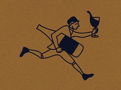 Good News Wine Bar bar brand illustration wine