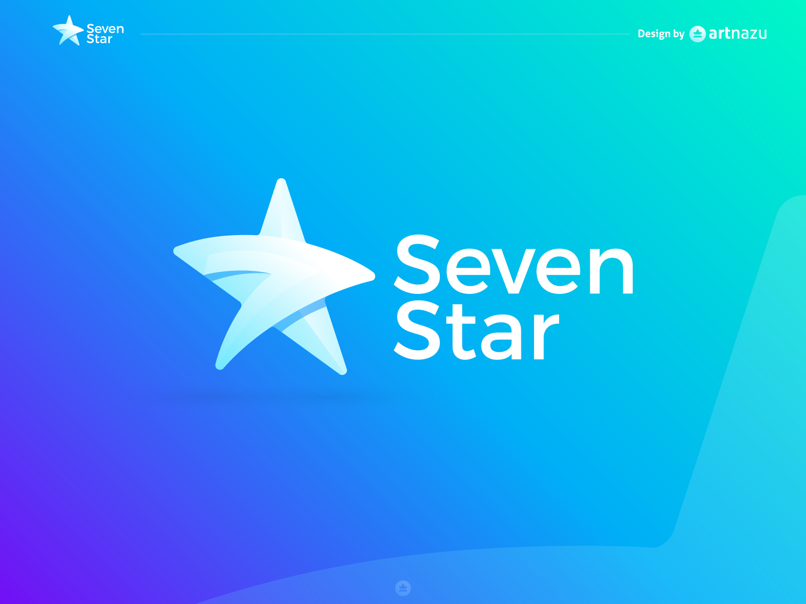 Seven Stars company logo design Stock Vector | Adobe Stock
