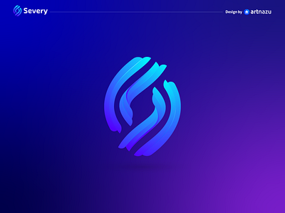 Severy Data Recovery Service logo and branding design project.