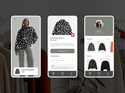 Clothes Scanning App app branding challenge clothes concept design inspiration minimal mobile scan ui ux