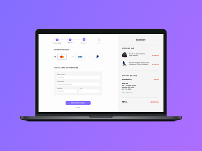 Credit Card Checkout cart challenge checkout credit card daily challenge design desktop figma inspiration payment shopping ui ux web