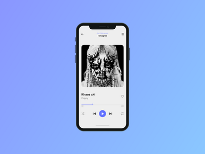 Music Player album app challenge daily challenge design figma inspiration light media media player minimal mobile music music app play player radio song spotify ui