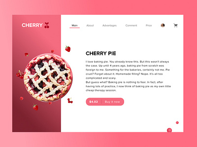 Cherry cafe Website Design