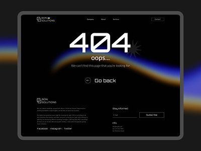 404 page 404page design marketing minimal ui uiux ux webdesign