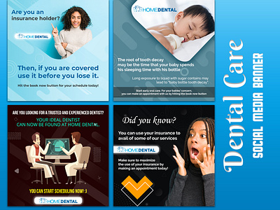 Dental Care Social Media Banner Design