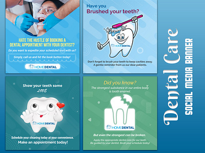 Dental Care Social Media Banner Design