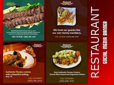 Restaurant social media post design