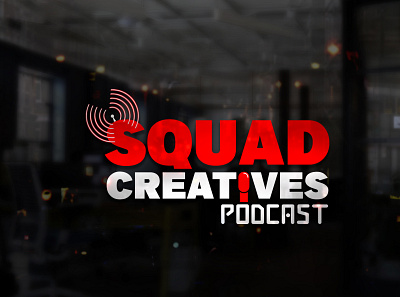 Podcast Logo Design | Squad Creatives | Adobefaysal podcast logo design professional logo design squad creative podcast squad creatives