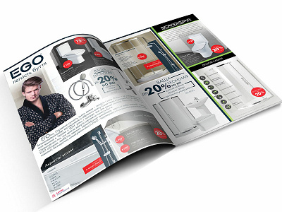 Magazine page layout branding cover design icon illustration indesign logo magazine page proof typography vector