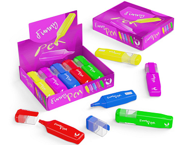 Packaging design for color markers